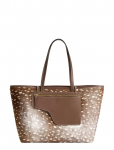 ATP Atelier - Eraclea Cannella Printed Cerbiatto Pony/Vacchetta - Ostukotid - ONE SIZE