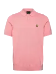 Lyle & Scott - Cotton Short Sleeve Knitted Polo - L&uuml;hikeste varrukatega kootud polos&auml;rgid - M
