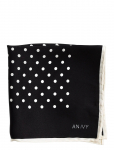 AN IVY - Black White Polka Dot Silk Pocket - Taskur&auml;tikud - ONE SIZE