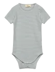 Copenhagen Colors - Stripe Modal Rib Ss Body - L&uuml;hikeste varrukatega - 68