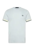 Fred Perry - Twin Tipped  Cuff T-Shirt - L&uuml;hikeste varrukatega - XXL
