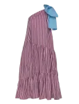 Stella Nova - Striped Bow Maxi Dress - Maksikleidid - 34