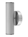 Globen Lighting - Wall Lamp Hubble Up/Down Ip44 Facade Lighting Brushed Steel - V&auml;lisseinavalgustid - 10X10X21CM