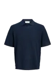 Jack & Jones - Jortyler Knit Ss Split Neck Polo Sn Jnr - L&uuml;hikeste varrukatega polos&auml;rgid - 140