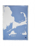 Lexington Home - Map Organic Cotton Jacquard Blanket - Tekid ja pleedid - 160X200