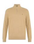 Polo Ralph Lauren - Mesh-Knit Cotton Quarter-Zip Sweater - Poolpika lukuga džemprid - XL