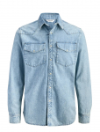 Jack & Jones - Jjewestern Jjshirt At 187 Noos - Teksas&auml;rgid - XXL