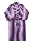 Bongusta - Naram Bathrobe - Wine & Lavender Blue - Hommikumantlid - L/XL
