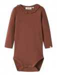 Lil'Atelier - Nbflayo Sup Ls Slim Body Solid Lil - Pikkade varrukatega bodid - 56