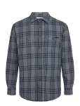 Nudie Jeans - Julian Shirt Grey Check Multi - Ruudulised s&auml;rgid - L