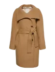 Calvin Klein - Funnel Neck Knee Length Wool Coa - Talvemantlid - L