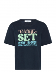 Maison Kitsune - Game Set Splash Comfort Tee-Shirt - L&uuml;hikeste varrukatega - XS
