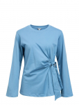Object - Objgima Kaija L/S Re Tie T-Shirt 146 - Pikkade varrukatega - M
