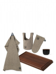 Rosendahl - R&aring; Salt Cellar,Chopping Board,Tea Towel,Mitten,Bread Basket - N&otilde;udepesulapid - 51X28