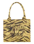 Ganni - Zebra Print Large Tote - Kandekotid - ONE SIZE