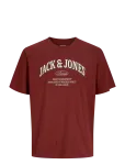 Jack & Jones - Jjedenver Logo Tee Ss O-Neck Sn - L&uuml;hikeste varrukatega - S