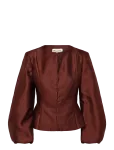 Malina - Vendela Balloon Sleeve Blouse - Pikkade varrukatega - 34