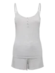 Hunkem&ouml;ller - Pj Cami Henley Thin Stripe - Pidžaamad (komplektid) - XS