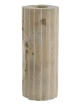 Lene Bjerre - Eliana Candlestick 4.5X4.5X12.5 Cm. Linen - K&uuml;&uuml;nlajalad - 4.5X 12.5X 4.5CM