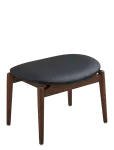 House Nordic - Lova - Footrest, Ash Wood/Pu - Taburetid ja pingid - 43X53.5XH38CM