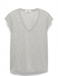 Coster Copenhagen - Cc Heart Basic V-Neck T-Shirt - L&uuml;hikeste varrukatega - L
