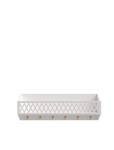 Cam Cam Copenhagen - Harlequin Shelf With Hooks, Fsc Mix - Riiulid - ONE SIZE