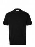 Selected - Slmberg Ss Knit Polo Noos - L&uuml;hikeste varrukatega kootud polos&auml;rgid - XXL
