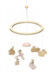 Cam Cam Copenhagen - Wooden Cot Mobile - Mobile Clouds - ONE SIZE