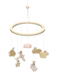 Cam Cam Copenhagen - Wooden Cot Mobile - Fsc 100% - Augusta - Mobile Clouds - ONE SIZE