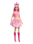 Barbie - A Touch Of Magic Unicorn Doll With Pink Hair, Ombre Outfit And Unicorn Accessories - Nukud - ONE SIZE