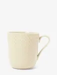 Lyngby Porcel&aelig;n - Rhombe Earth Mug With Handle 39 Cl Marble - Kohvitassid - 39 CL