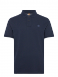 Timberland - Millers River Pique Short Sleeve Polo Dark Sapphire - L&uuml;hikeste varrukatega - S