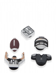 Crocs - Football Team 5 Pack - Jalatsitarvikud - ONE SIZE