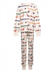Geggamoja - Bamboo Two Piece Pyjamas Santa Dogs - Pidžaamakomplektid - 98/104