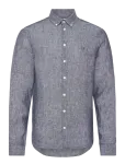 Casual Friday - Cfanton Bd Ls Linen Shirt - Linased s&auml;rgid - L