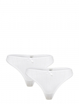 Weekday - 2-Pack Pointelle Thongs - Stringid - S