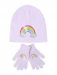 Lindex - Jersey Beanie And Magic Gloves - Kootud m&uuml;tsid - 2-4