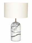 ENKEL LIVING - Flair Table Lamp White-Black Marble Base - Laualambid - H49CM