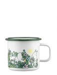Muurla - Moomin Enamel Mug In The Garden 3,7Dl - Kohvitassid - 37 CL