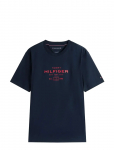 Tommy Hilfiger - Hilfiger Stack Graphic Tee - L&uuml;hikeste varrukatega - M