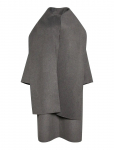 Calvin Klein - Dbl Face Wool Scarf Coat - Melan - Villased mantlid - L