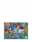 Eeboo - Puzzle 100 Pcs - Planet Earth - Klassikalised m&otilde;istatused - ONE SIZE