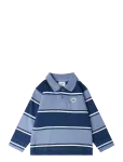 Hummel - Hmlmini Loose Stripe Polo Shirt - Pikkade varrukatega polos&auml;rgid - 86
