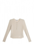 J. Lindeberg - Sanna Rib Henley Ls - Pikkade varrukatega - XL