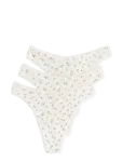 Lindex - Brief Thong Low Cotton Pointel - Stringid - XL