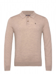 Morris - Merino Polo Knit - Pikkade varrukatega kootud polos&auml;rgid - XXL