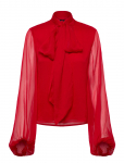 Bardot - Solace Tie Front Blouse - Pikkade varrukatega - 34