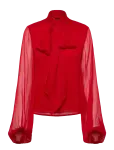 Bardot - Solace Tie Front Blouse - Pikkade varrukatega - 34