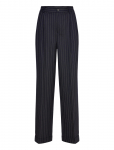 Lauren Ralph Lauren - Striped Pleated Wool-Blend Twill Pant - Kost&uuml;&uuml;mip&uuml;ksid - 42