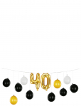 IPK - Diy Balloon Garland 40 Years - Laste s&uuml;nnip&auml;ev - 0